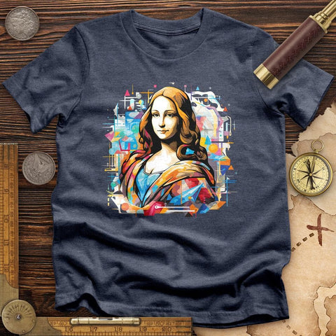 Mona Lisa Pastel High Quality Tee Heather Navy / S