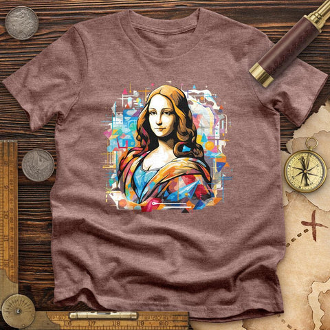 Mona Lisa Pastel High Quality Tee Heather Mauve / S