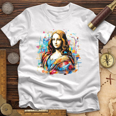 Mona Lisa Pastel High Quality Tee White / S