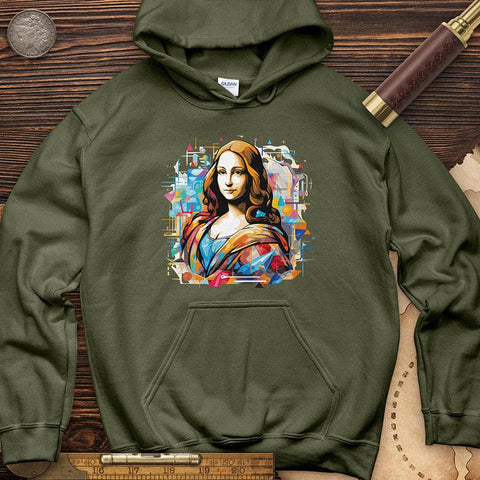 Mona Lisa Pastel Hoodie Military Green / S