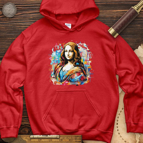 Mona Lisa Pastel Hoodie Red / S