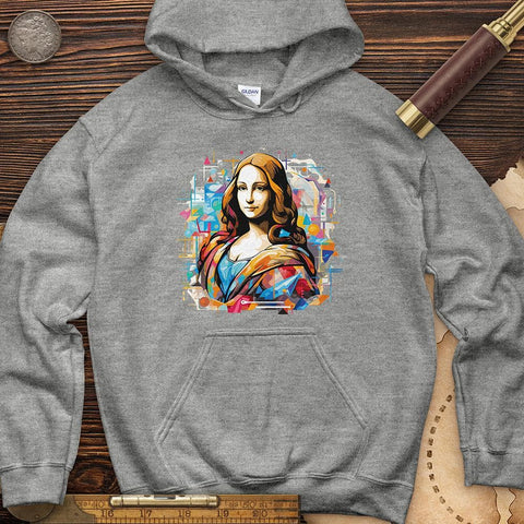 Mona Lisa Pastel Hoodie Sport Grey / S