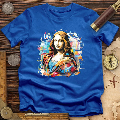 Mona Lisa Pastel T-Shirt Royal / S