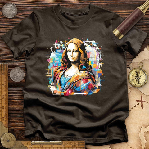 Mona Lisa Pastel T-Shirt Dark Chocolate / S