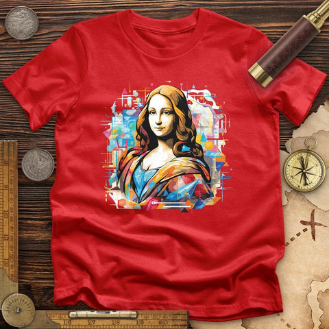 Mona Lisa Pastel T-Shirt Red / S