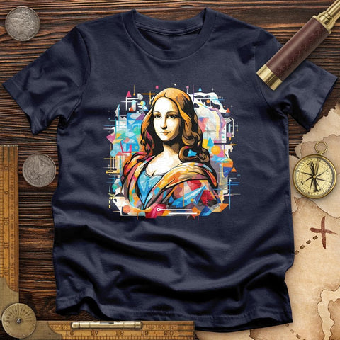 Mona Lisa Pastel T-Shirt Navy / S