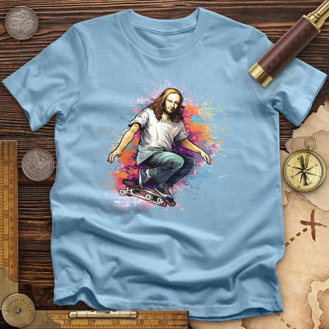 Mona Lisa Skateboard T-Shirt