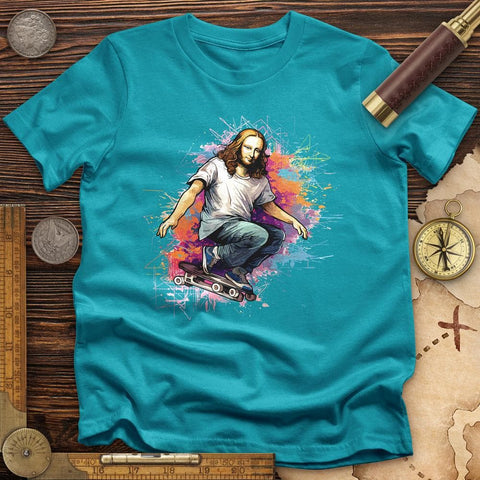 Mona Lisa Skateboard T-Shirt