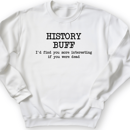 More Interesting If You Were Dead Crewneck White / S