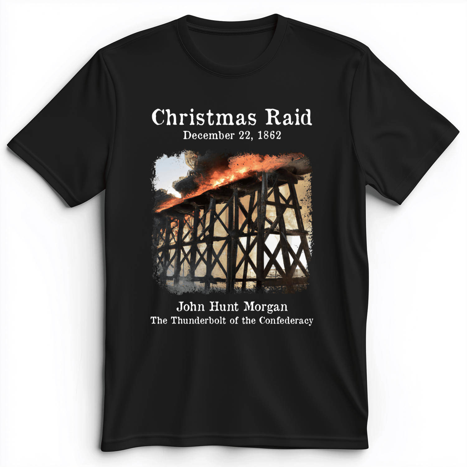 Morgan Xmas Raid Premium Tee Black / S