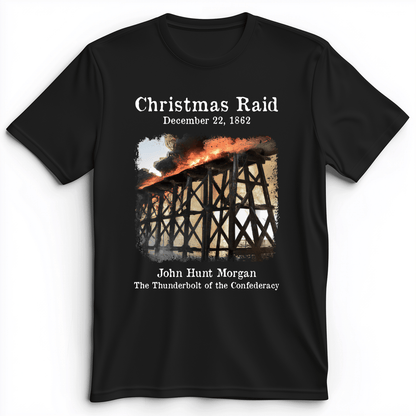 Morgan Xmas Raid Premium Tee Black / S