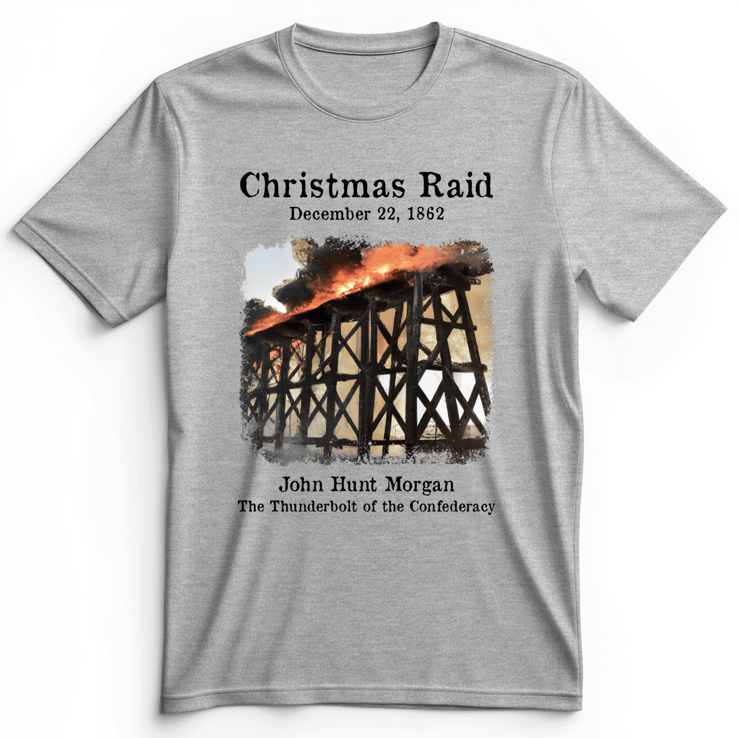 Morgan Xmas Raid Premium Tee Athletic Heather / S