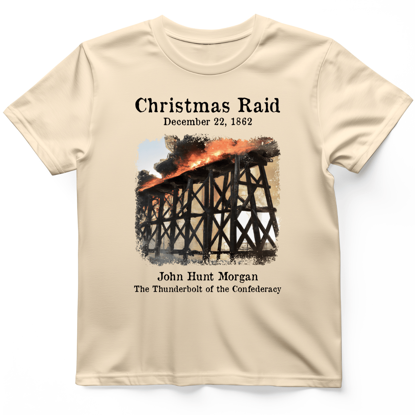 Morgan Xmas Raid T-Shirt Natural / S