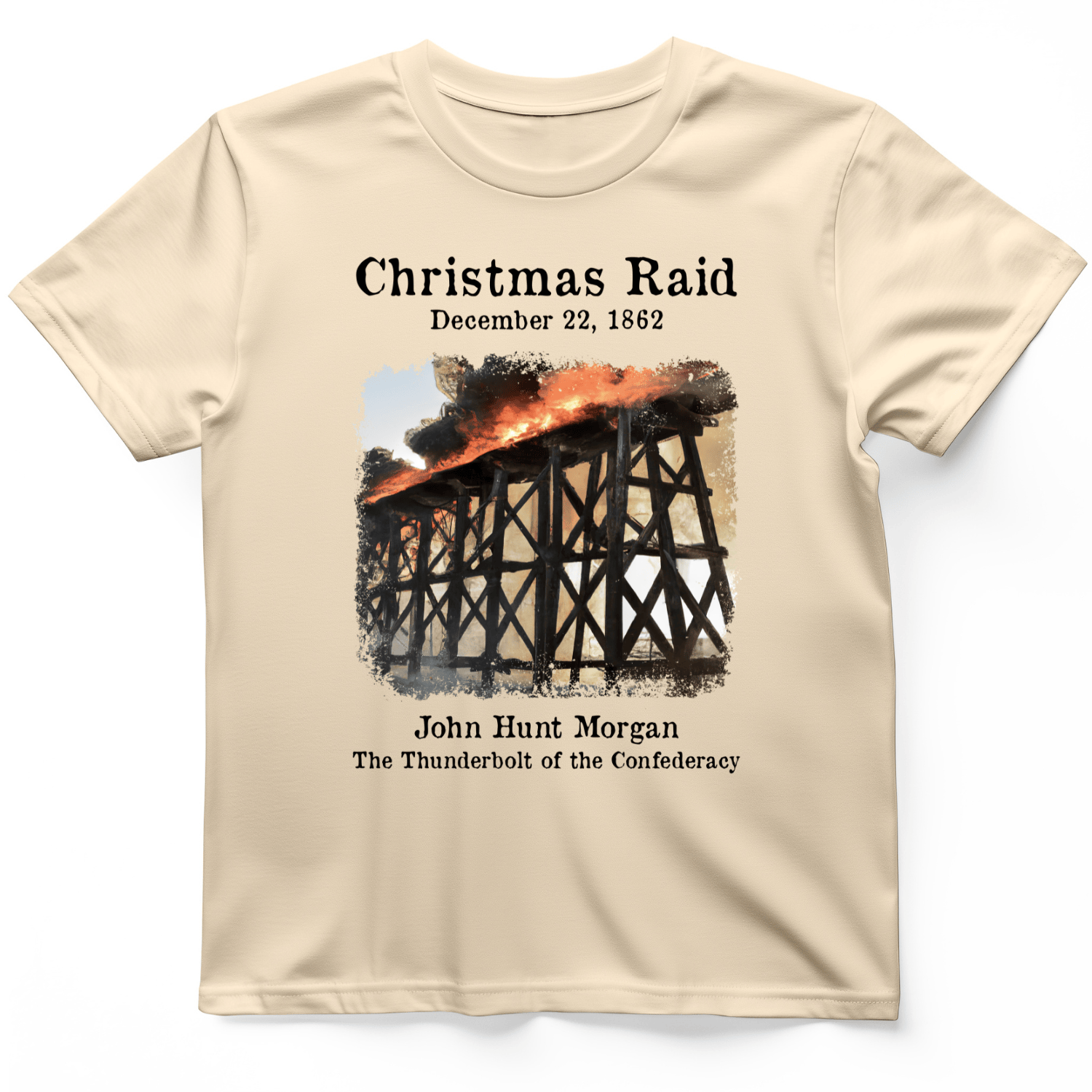 Morgan Xmas Raid T-Shirt Natural / S