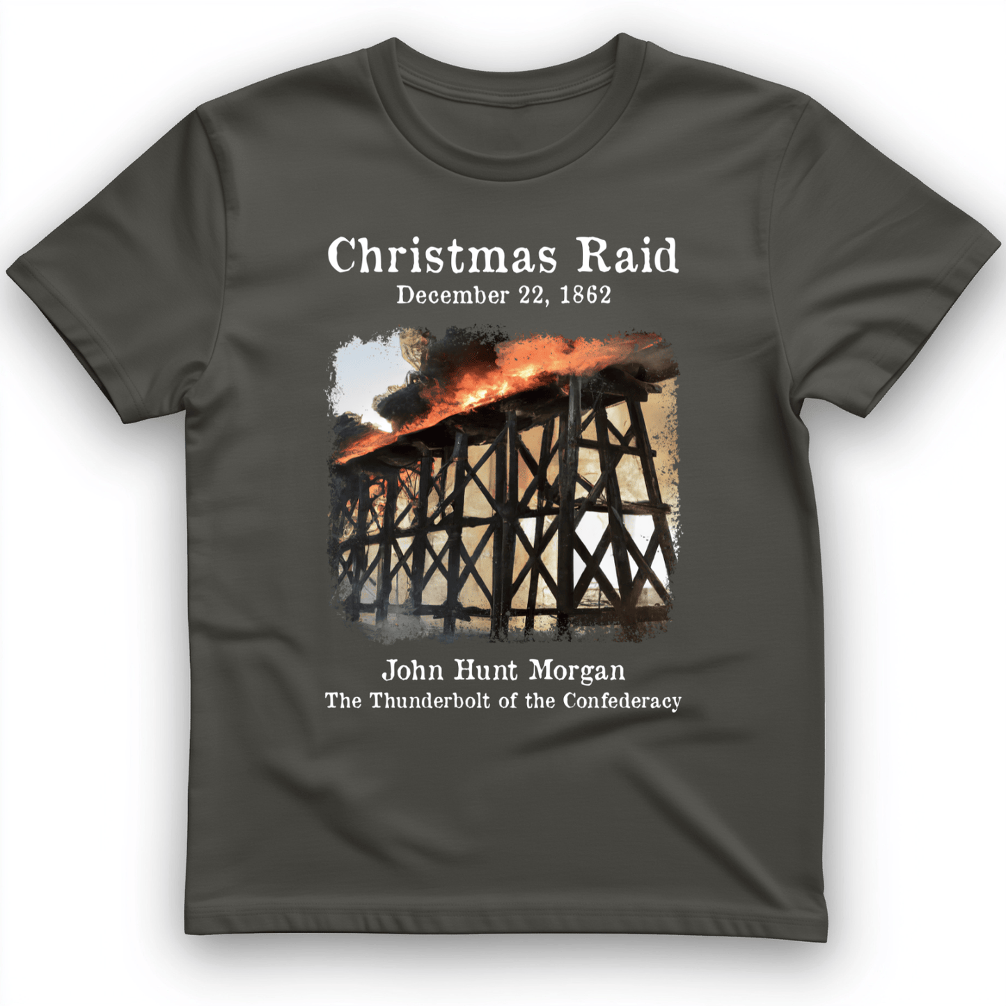 Morgan Xmas Raid T-Shirt Charcoal / S