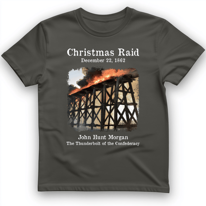 Morgan Xmas Raid T-Shirt Charcoal / S