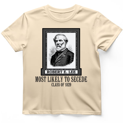 Most Likely to Secede Premium Tee Natural / S
