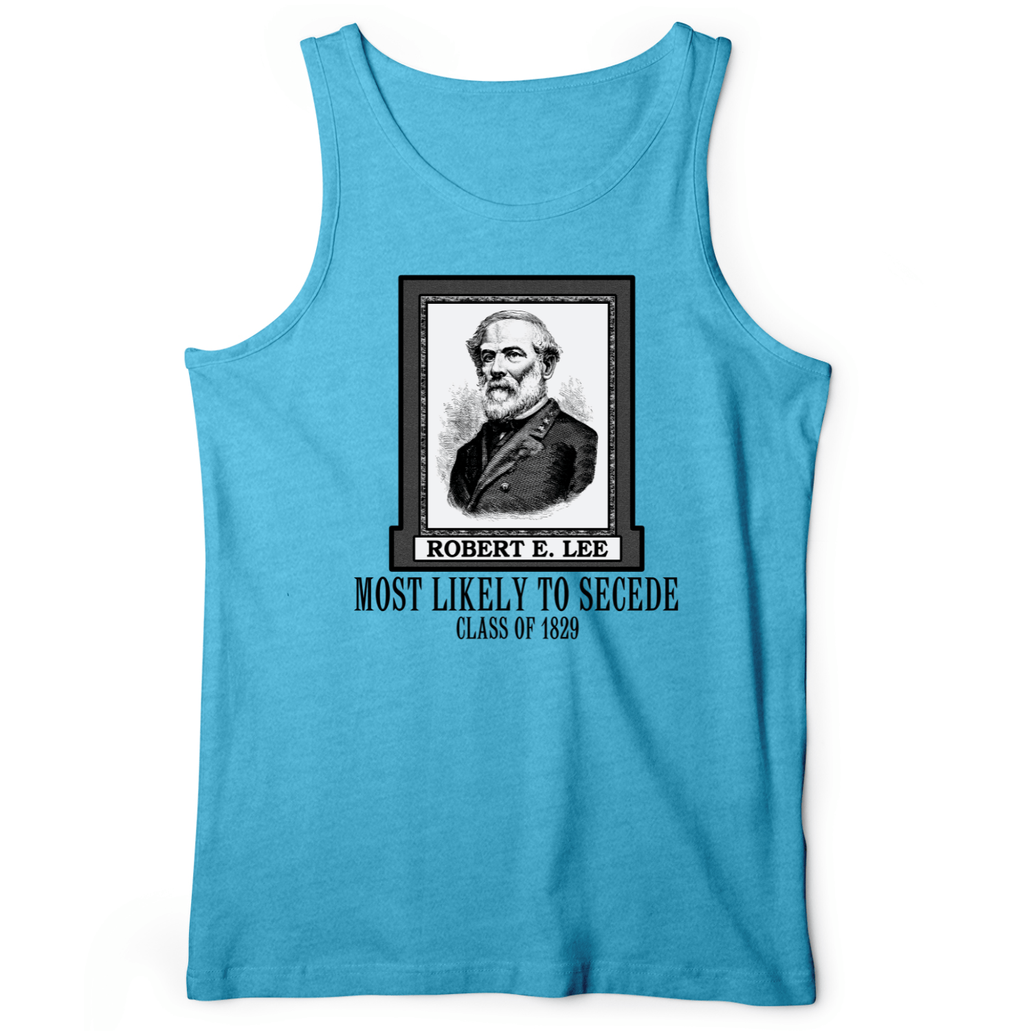 Most Likely to Secede Tank Aqua TriBlend / XS