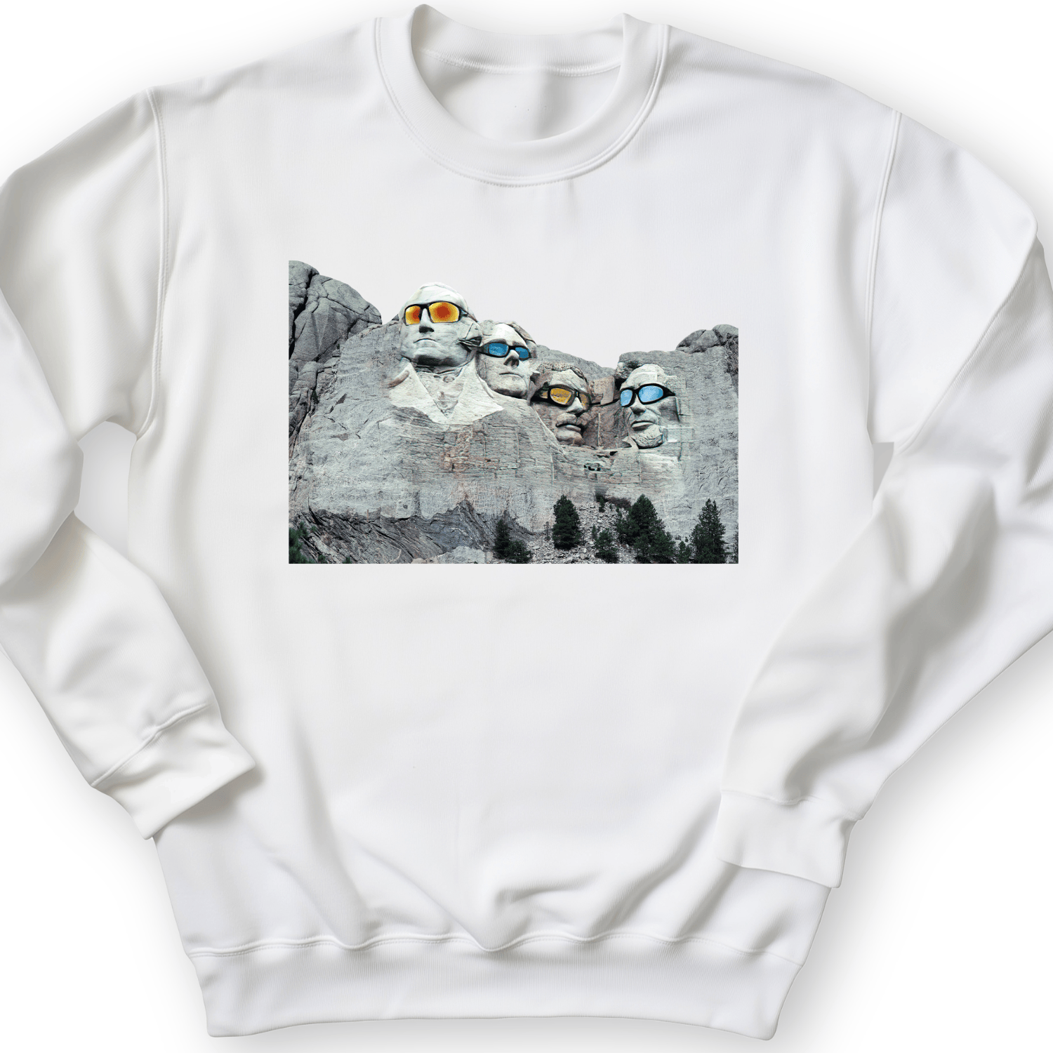 Mount Rushmore Shades Crewneck White / S