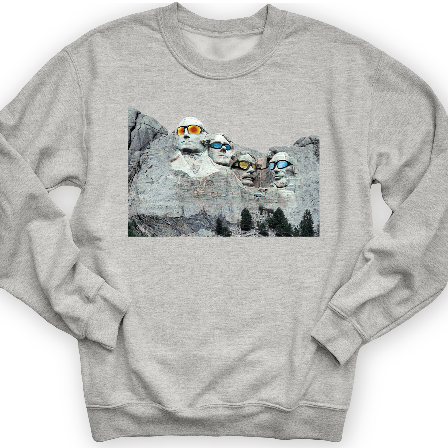 Mount Rushmore Shades Crewneck Sport Grey / S