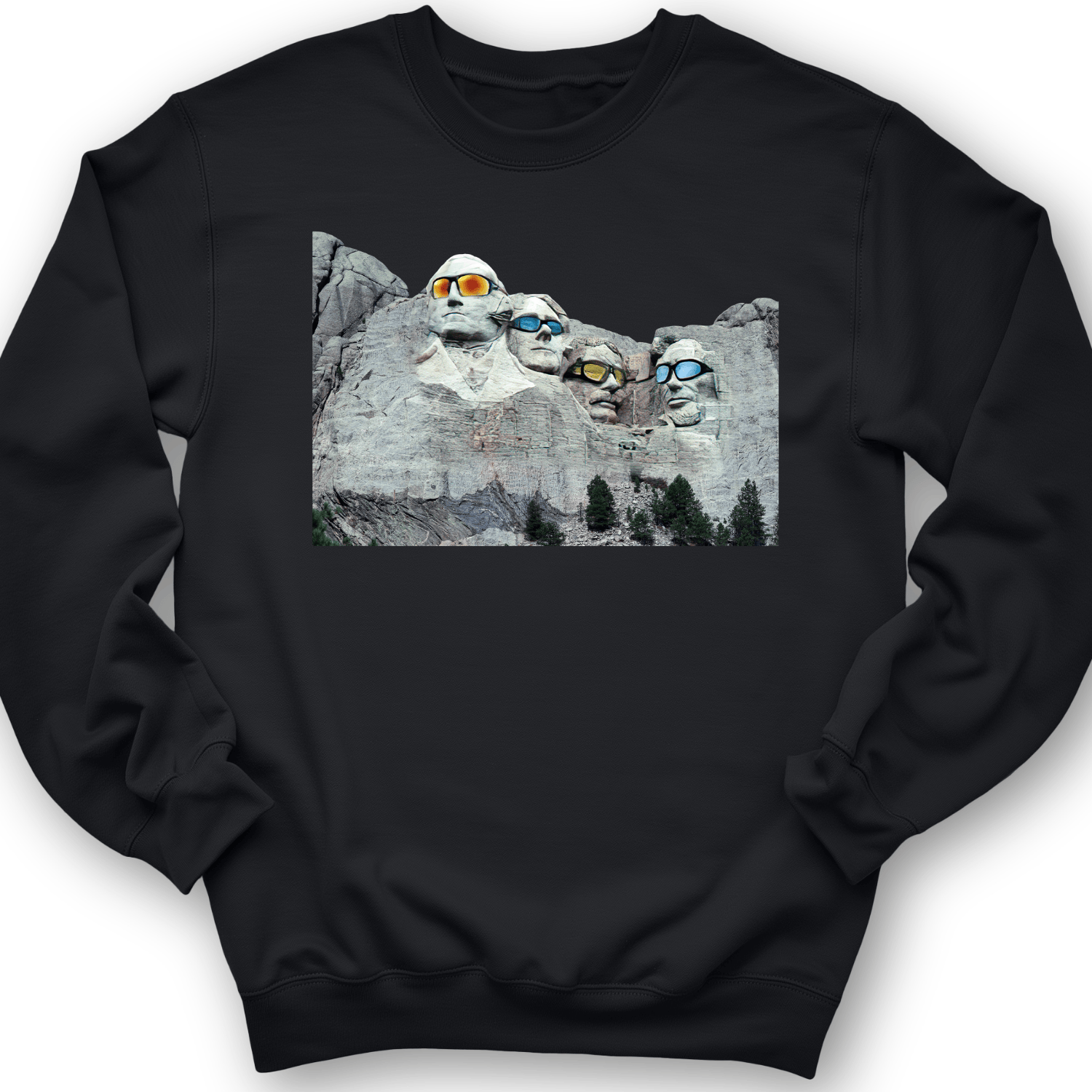 Mount Rushmore Shades Crewneck Black / S