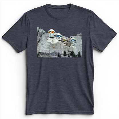 Mount Rushmore Shades Premium Tee Heather Navy / S