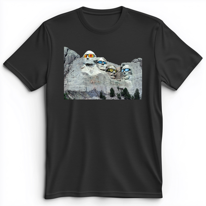 Mount Rushmore Shades Premium Tee Dark Grey Heather / S