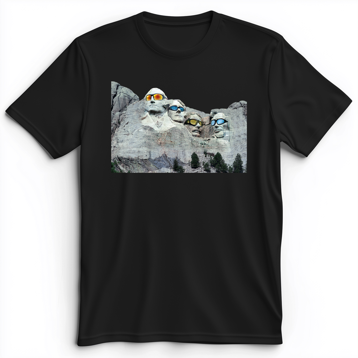 Mount Rushmore Shades Premium Tee Black / S