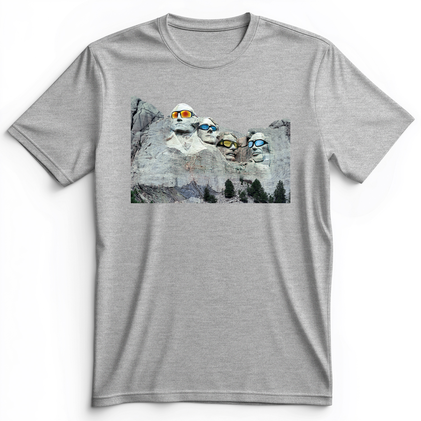 Mount Rushmore Shades Premium Tee Athletic Heather / S