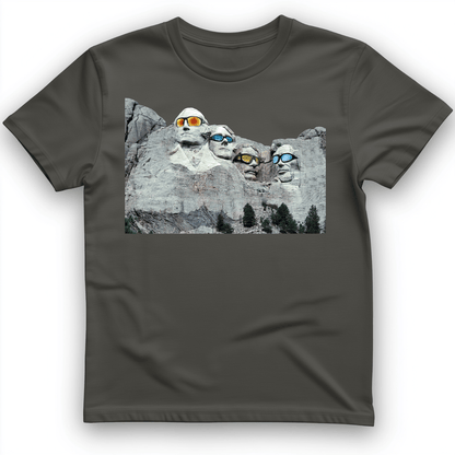 Mount Rushmore Shades T-Shirt Charcoal / S