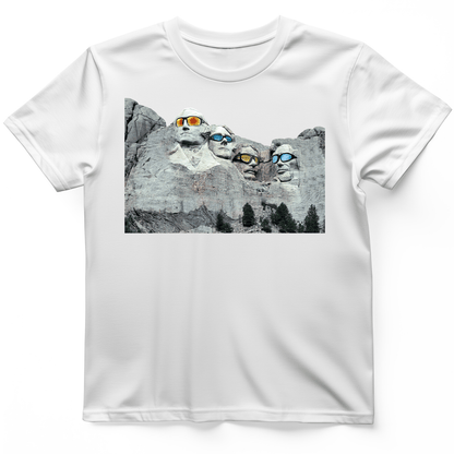 Mount Rushmore Shades T-Shirt White / S