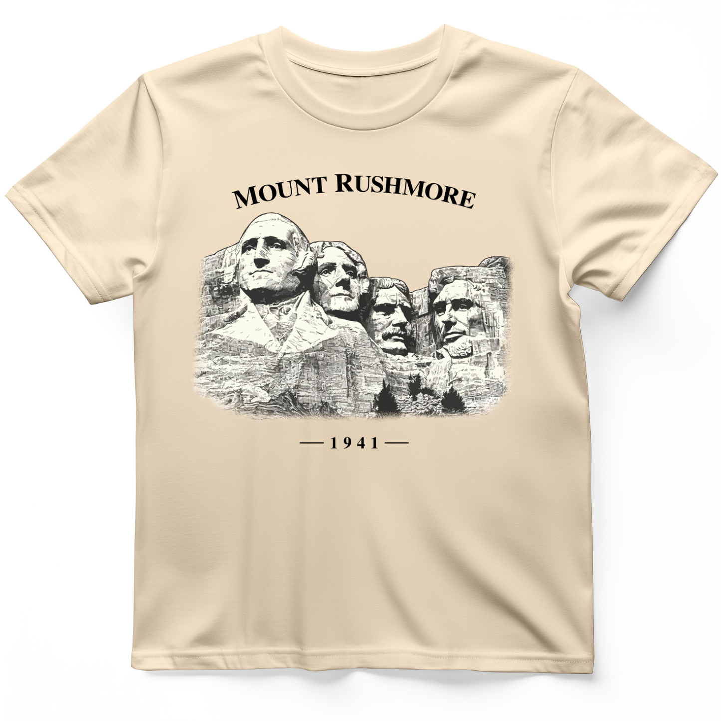Mount Rushmore T-Shirt Natural / S
