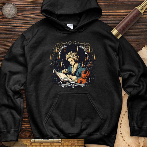 Mozart Composition Hoodie Black / S