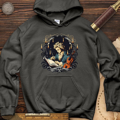 Mozart Composition Hoodie Charcoal / S