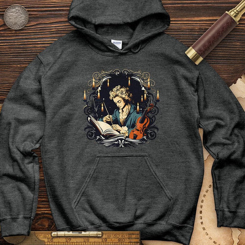 Mozart Composition Hoodie Dark Heather / S