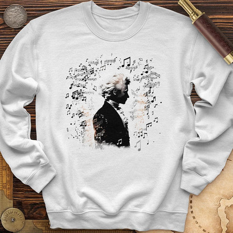 Mozart's Harmony Crewneck White / S