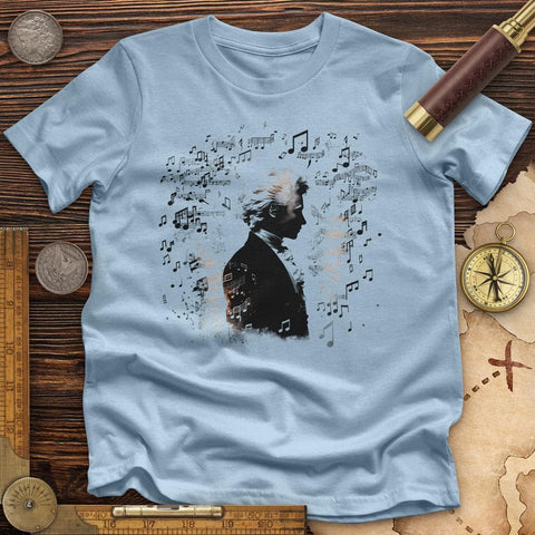 Mozart's Harmony High Quality Tee Light Blue / S