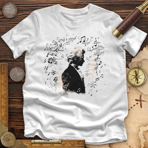 Mozart's Harmony High Quality Tee White / S