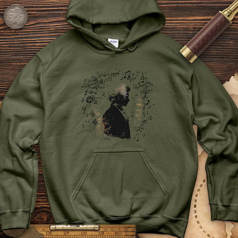 Mozart's Harmony Hoodie Military Green / S