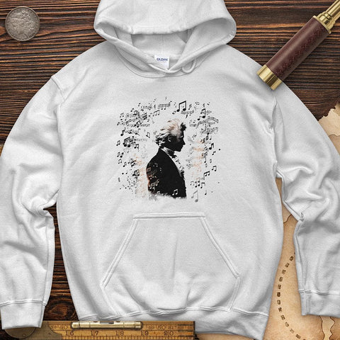 Mozart's Harmony Hoodie White / S