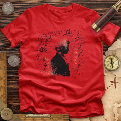 Mozart's Harmony T-Shirt Red / S