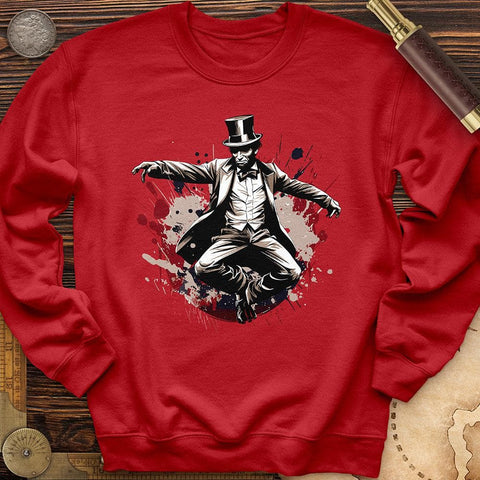 Mr. Abraham Lincoln Crewneck Red / S