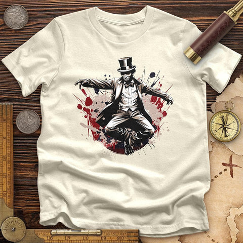 Mr. Abraham Lincoln High Quality Tee Natural / S