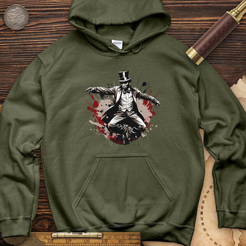 Mr. Abraham Lincoln Hoodie Military Green / S