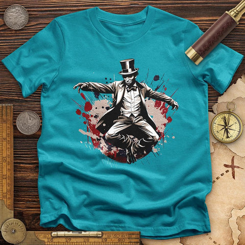 Mr. Abraham Lincoln T-Shirt Tropical Blue / S