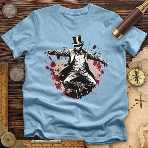 Mr. Abraham Lincoln T-Shirt Light Blue / S