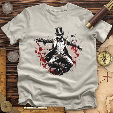 Mr. Abraham Lincoln T-Shirt Ice Grey / S