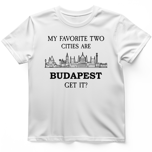 My Favorite Two Cities T-Shirt White / S