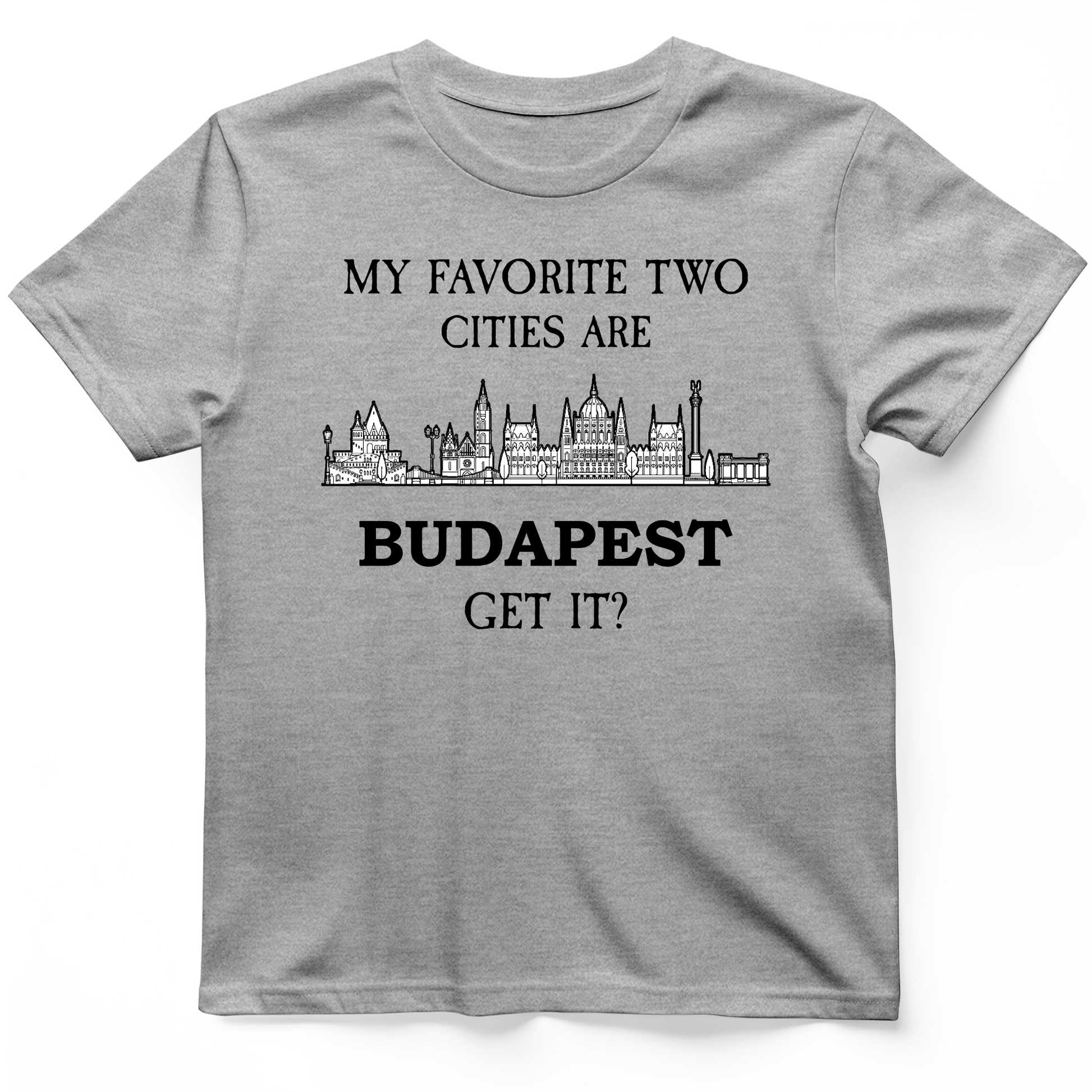 My Favorite Two Cities T-Shirt Sport Grey / S