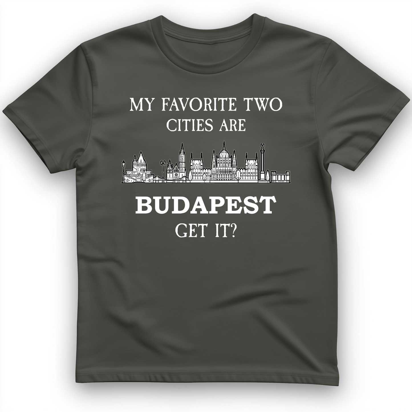 My Favorite Two Cities T-Shirt Charcoal / S